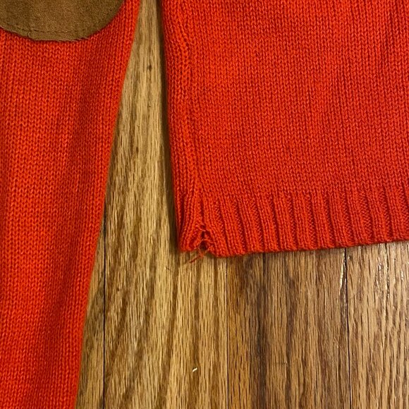 Forever 21 Women's Long Sleeve Sweater Orange Red Size Small - Picture 4 of 5